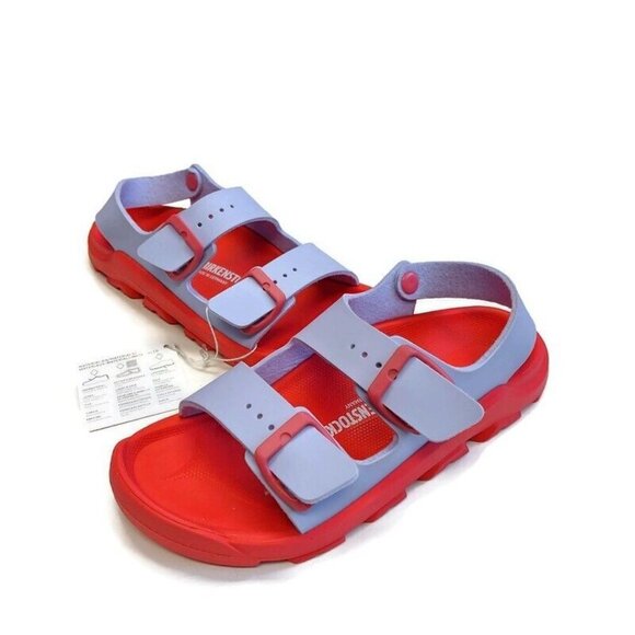 Birkenstock Womens Size 3 EU 34 Mogami Adjustable Sandals Purple Pink NARROW Fit - Picture 5 of 9